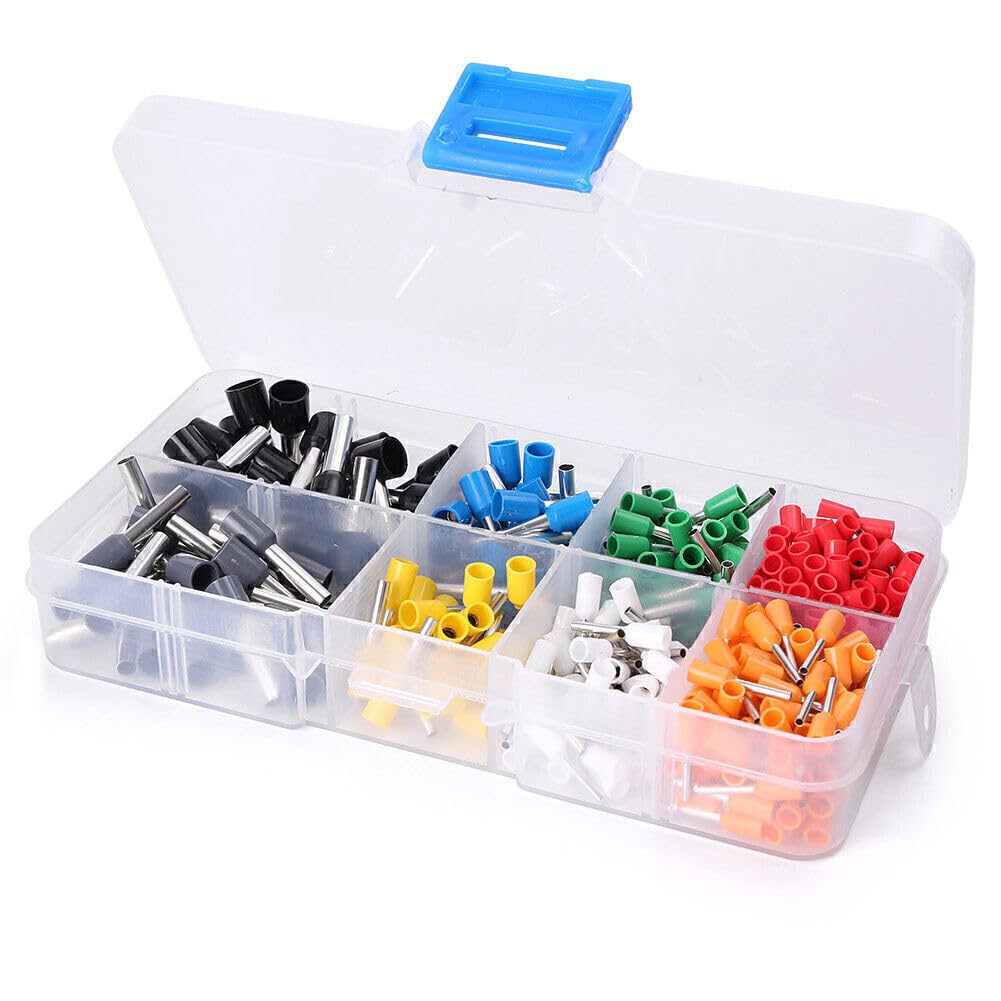 ya 16 10.20 baidi 400x Multicolour Wire Ferrule Copper Crimp Connector Pin Cord End Term l Kit