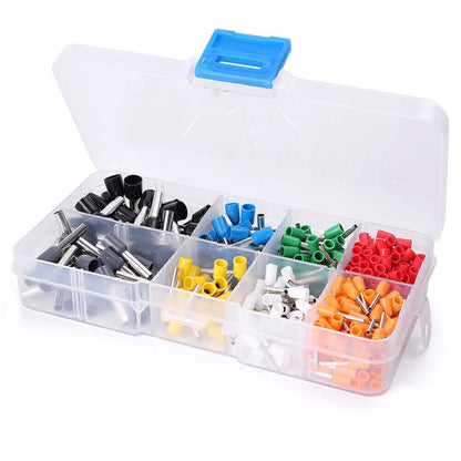 ya 16 10.20 baidi 400x Multicolour Wire Ferrule Copper Crimp Connector Pin Cord End Term l Kit