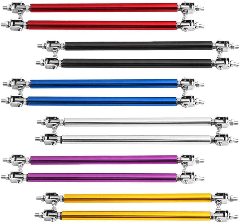 ya 13 9.15 zhengce 2 Pack Adjustable Front Bumper Lip Separator Strut Bar Tie Support Bar Univ