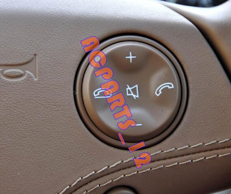 ya 8 8.24 baidi for Mercedes W221 S Class 2006-09 4pcs/Set Brown Steering Wheel Control Buttons 