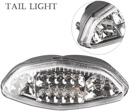 ya 10 9.16 zhengce LED Tail Light Brake Turn Signal Lamp for Suzuki DL650 V-Strom 2004-2009 Cl