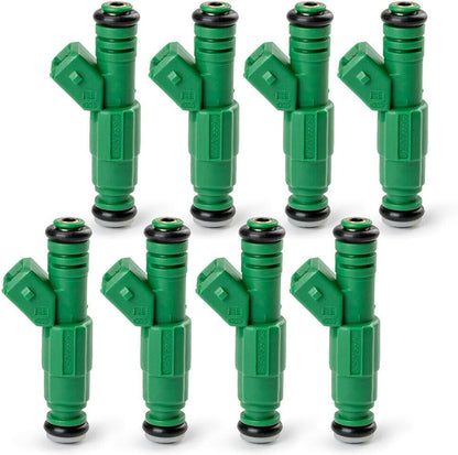 ya 10 9.16 baidi 8Pcs Green Giant Fuel Injector fits for Ford TBI LT1 LS1 LS6 440cc 0280155968