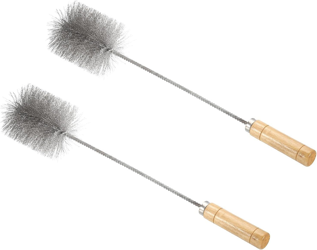 ya 26 10.21 baidi 2 Pcs 18 Tent Wood Burning Stove Pipe Cleaning Brush for Fireplace (3.5 Dia)