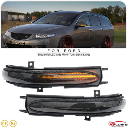 ya 7 8.24 baidi Applicable to for Acura TSX for Honda for Accord Dynamic LED Side Mirror Turn Signal Light 