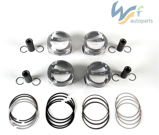ya 4 8.14 1.8T Pistons Rings Set ¦µ23mm Wrist Fit for VW for Golf for JETTA for Passat for Audi A3 A5 TT