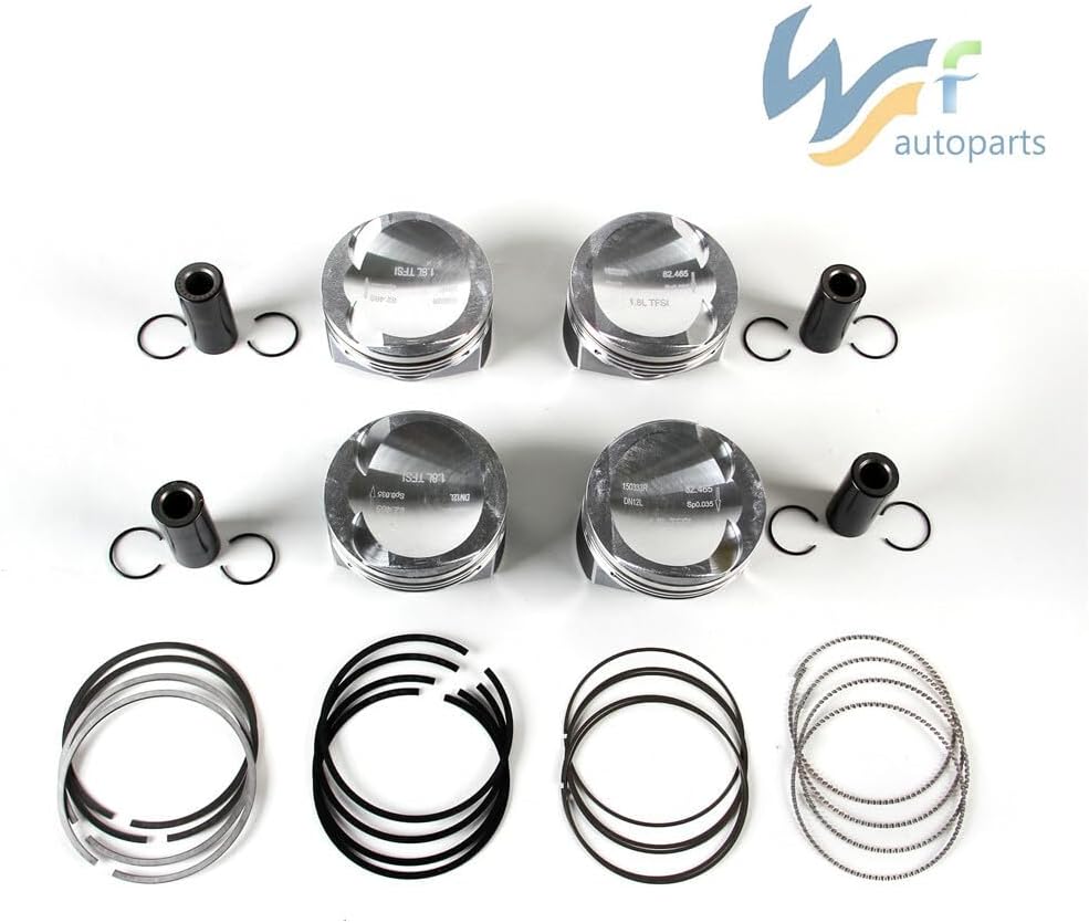 ya 4 8.24 baidi 1.8T Pistons Rings Set ¦µ23mm Wrist Fit for VW for Golf for JETTA for Passat for Audi A3 A5 TT