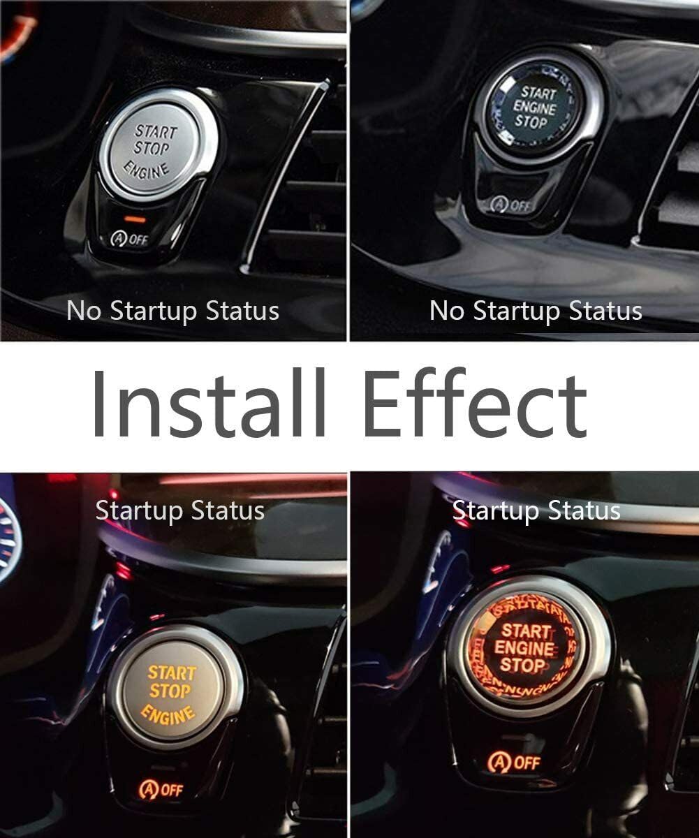 ya 8 8.24 baidi RED Engine Start Stop Ignition Push Button Decor Cover Fit for BMW F/G Chassis X2 X3