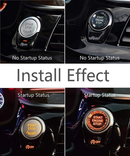 ya 8 8.24 baidi RED Engine Start Stop Ignition Push Button Decor Cover Fit for BMW F/G Chassis X2 X3
