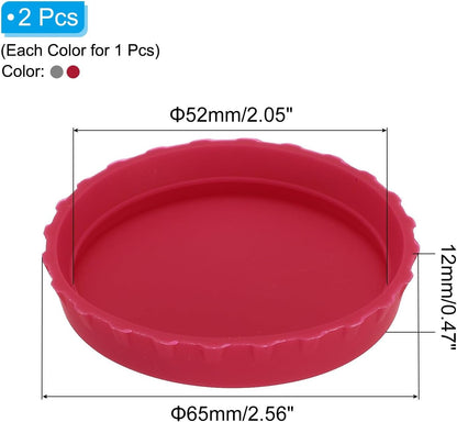 ya 14 9.20 baidi Silicone Soda Can Lids, 6Pcs Drink Cans Protector Cover Cap Red/Purple-1