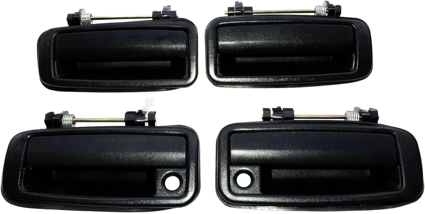 ya 5 8.10 Suitable for Toyota for COROLLA 1988-1992 4-piece set of black exterior door handles