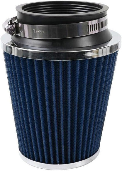 ya 13 9.15 baidi Blue 3 76mm High Flow Inlet Dry Air Filter Cold Air Intake Cone Replacement