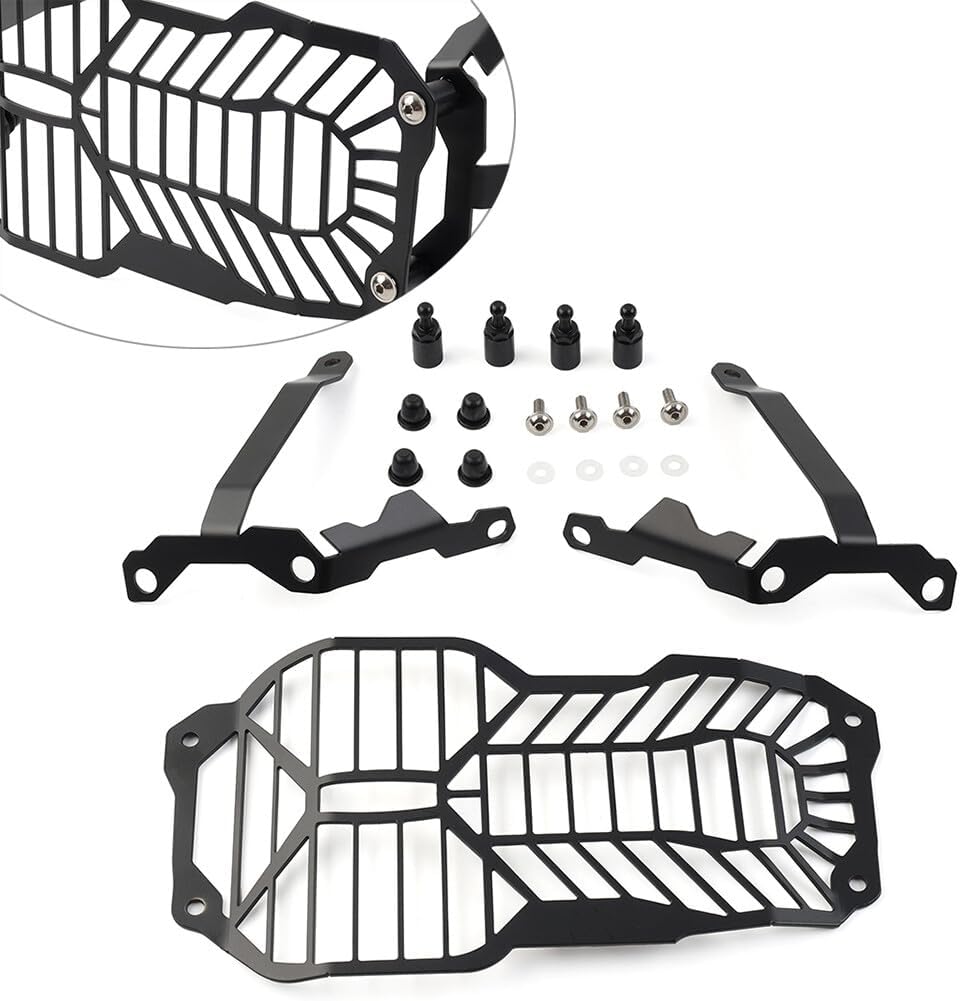 ya 2 8.15 Motorcycle Front Headlight Grill Cover Protector Guard for BMW R1200GS 2013-2017