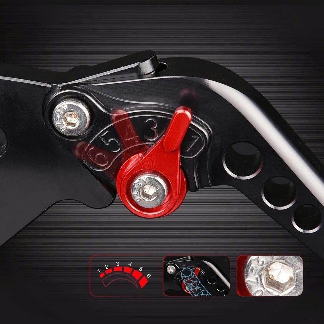 ya 4 8.14 Short Brake Clutch Levers for Suzuki GSXR 600 GSXR750 2006-2022 GSX-R 600/750