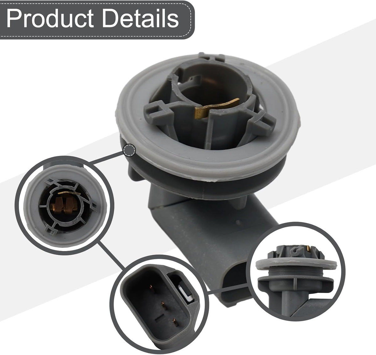 ya 13 9.15 baidi Lamp Bulb Holder Car Base Direct Fit Easy Installation Plastic Reliable