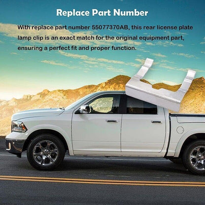 ya 7 8.24 baidi Rear license plate light clip replacement part suitable for 2002-2022 for Dodge for Ram 55077370AB