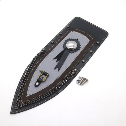 ya 4 8.8.2 New PU Leather Rear Plain Fender Bib Cover for Harley Sportster XL883 Solo for Seat