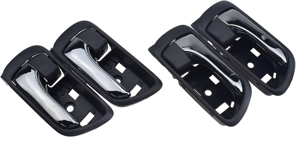 ya 4 8.14 69206-33030 Interior Door Handle Chrome 4-Piece Set for Toyota for Camry 2002-2006