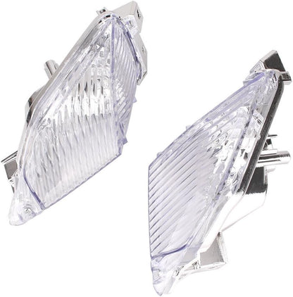 ya 4 8.8.2 Clear Rear Turn Signals Blinker Lens Cover 2pcs for Suzuki GSXR 1000 2009-2010