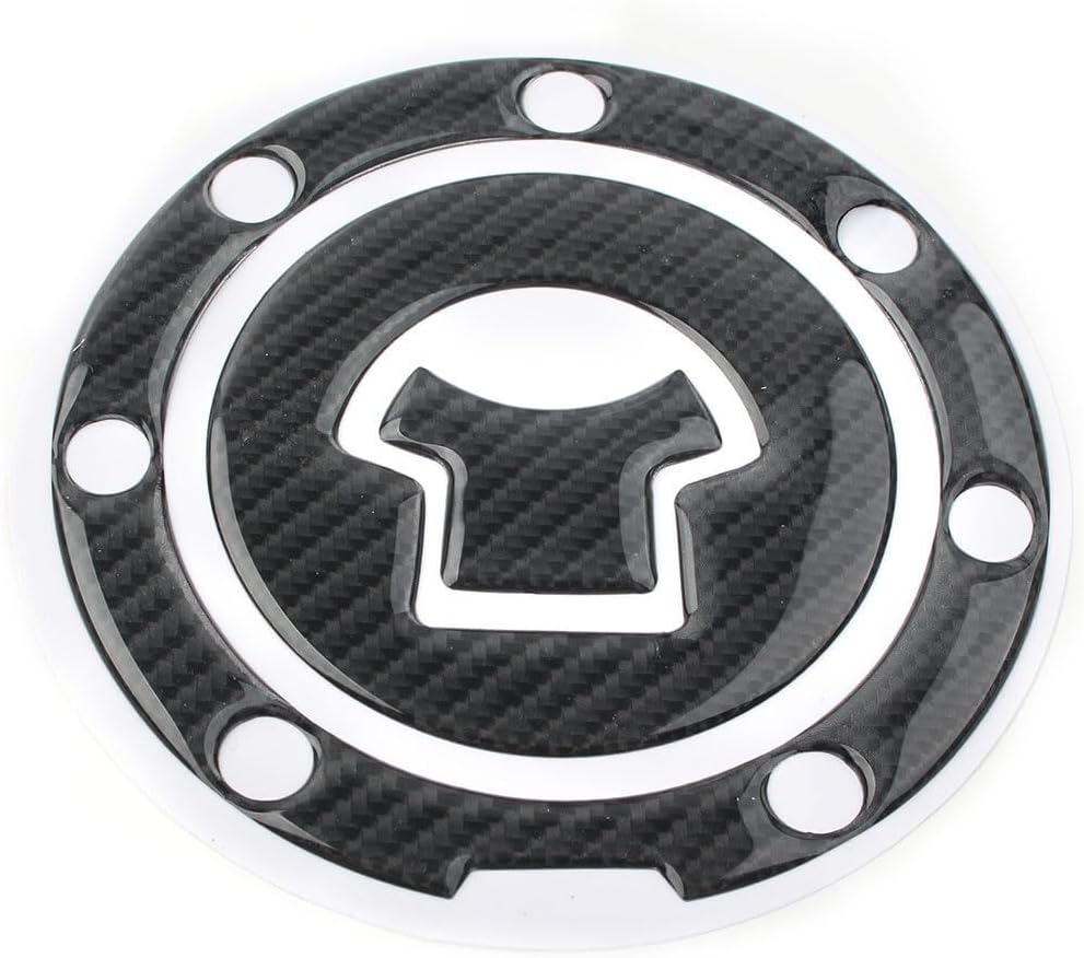 ya 4 8.10 Fit 03-15 for Honda CBR600RR Carbon Fiber Look Gas Tank Fuel Cap Cover Protector Pad