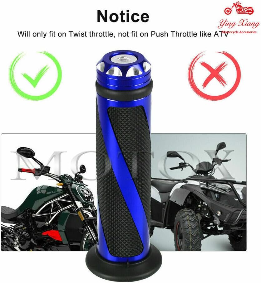ya 2 8.15 22mm 7/8 Handle Bar Hand Grips Fit For Burg for MAN AN650 AN400 AN125 AN250 AN200