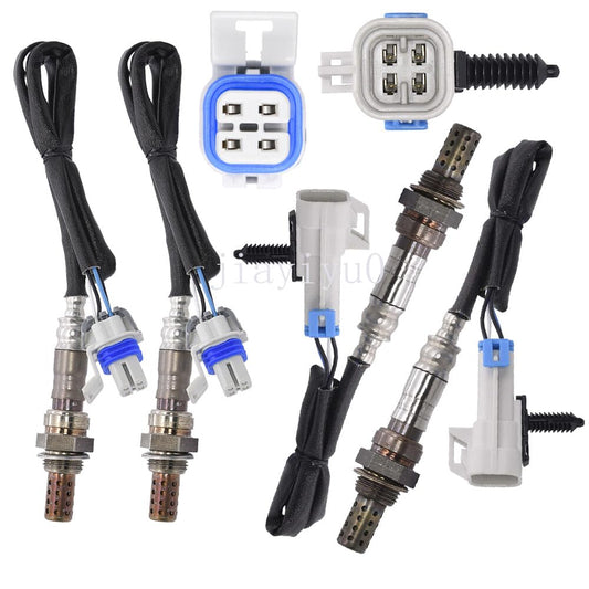 ya 4 8.8 4pcs Oxygen O2 Sensor 1&2 for 2005 2006 2007 for Pontiac G6 3.5L Upstream+Downstream