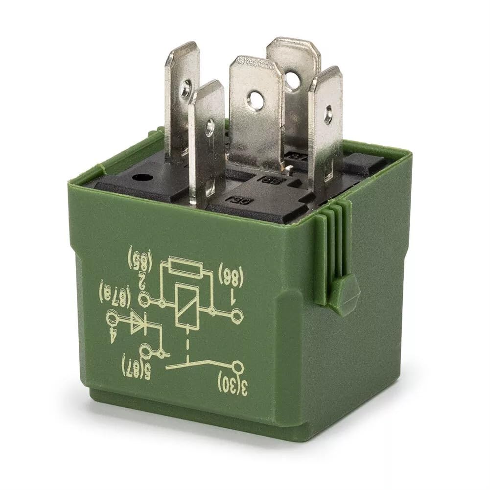 ya 4 8.8 5 Prong 12V Green Starter Relay Fit for Mercedes-Benz C230 2002-2006 0025427619