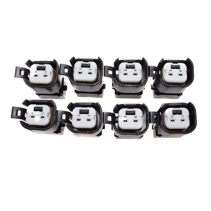 ya 4 8.8 8-Piece EV6 and EV14 Female to EV1 Male Fuel Injector Connector Adapter Plug