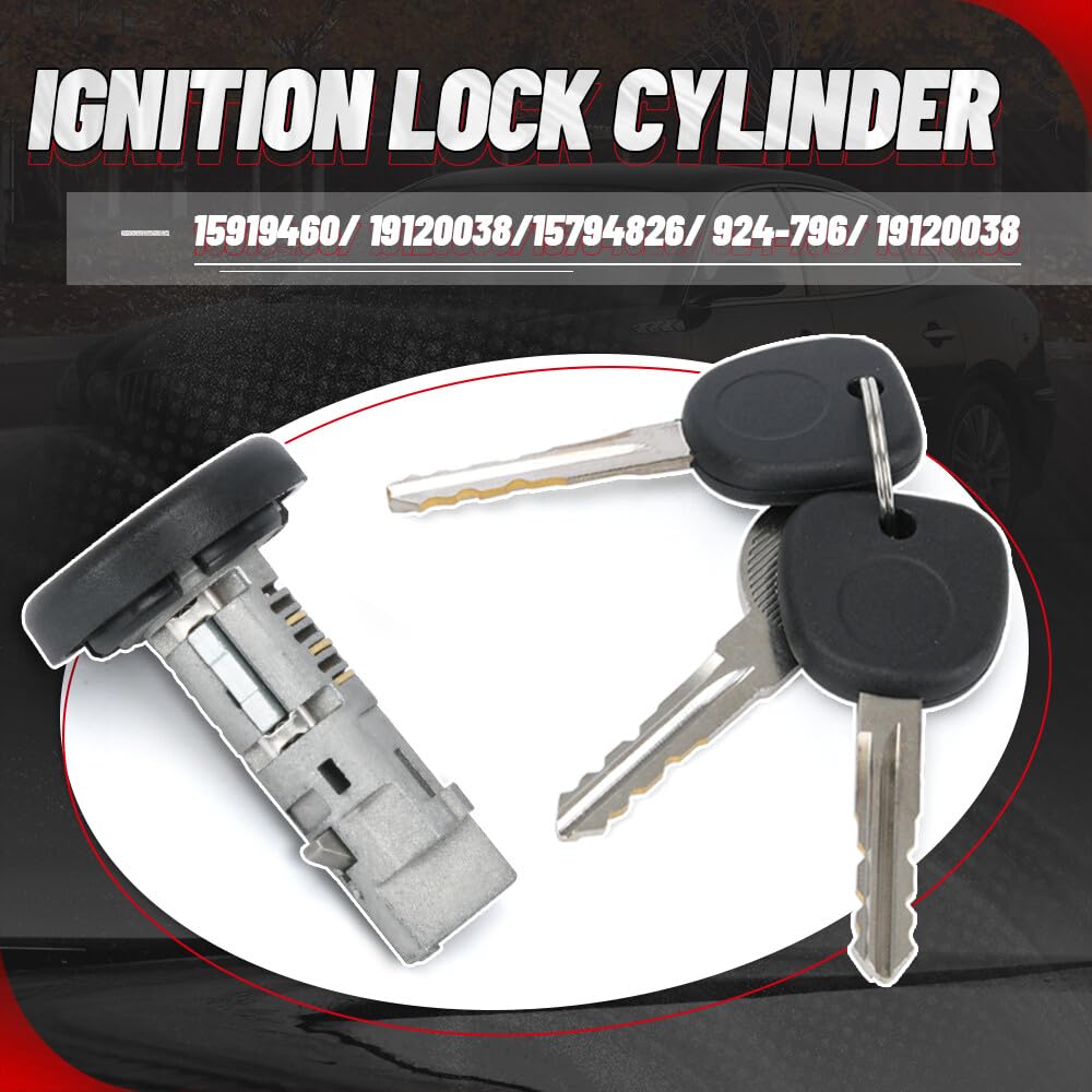 ya 9 10.24 Ignition Lock Cylinder Switch W/2 Keys for Chevy for Silverado for GMC for Sierra 2008-2014