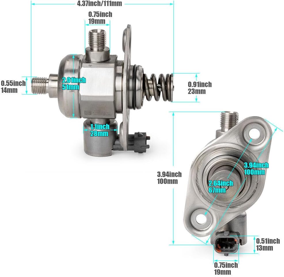 ya 4 8.8.2 12634492 New HIGH PRESSURE FUEL PUMP For ENCLAVE 2009-2015 TRAVERSE ACADIA 3.6L