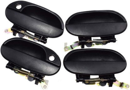 ya 2 8.15 Door Handle Outer Fit 1995-1999 for Hyundai Accent Front Rear Left Right 1 Set 4 pcs