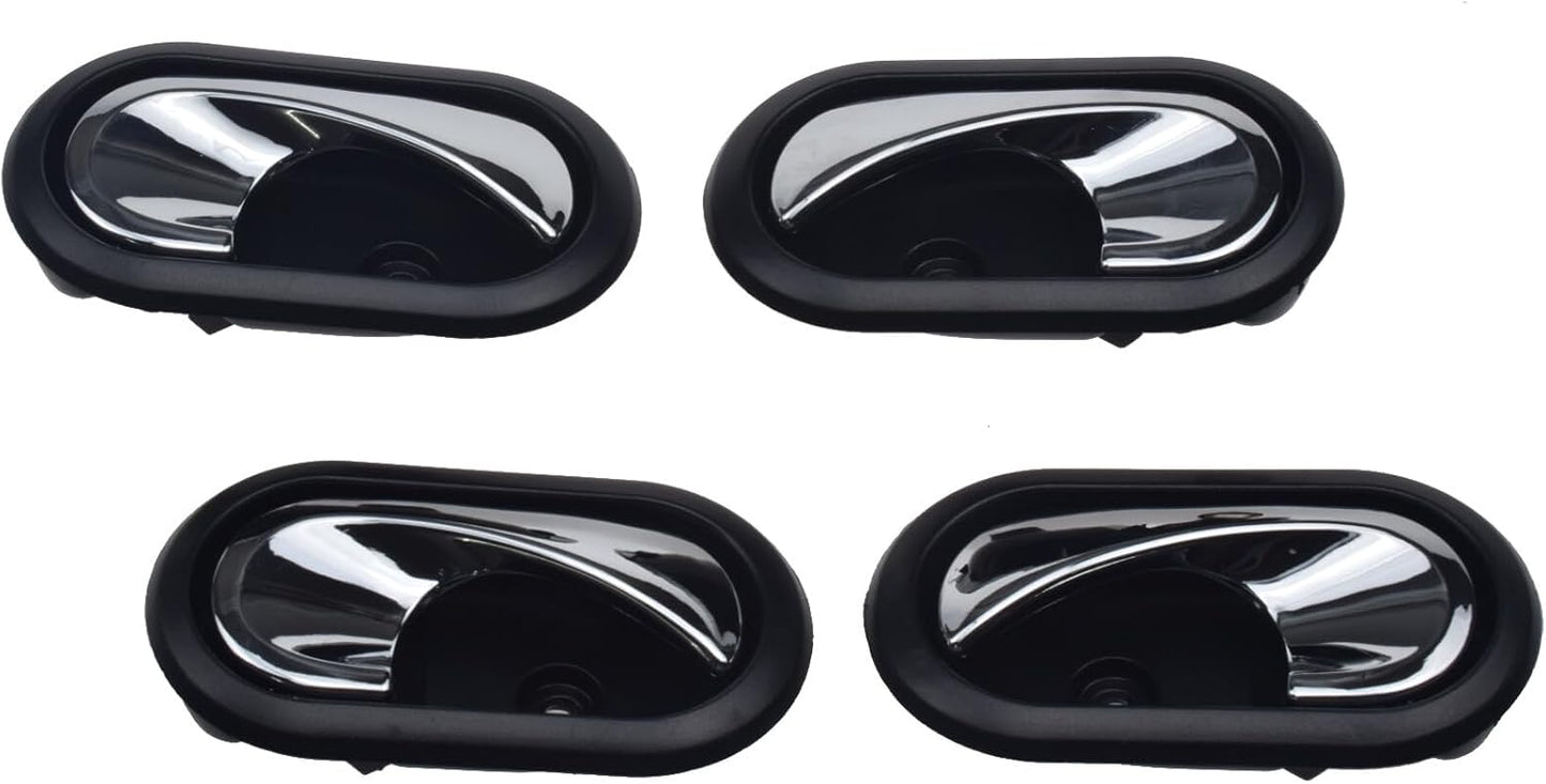 ya 2 8.15 8200733848 Inner Door Handle 4 Piece Set for Renault Logan Duster 2012-2016