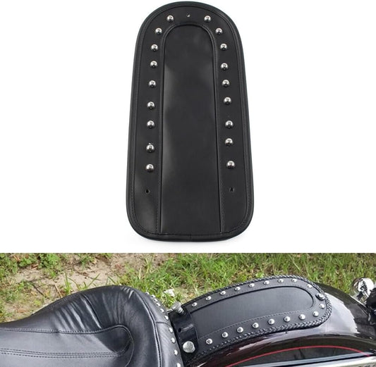 ya 4 8.8.2 Rear Fender Bib Solo for SEAT PU Leather Black for Harley Heritage Softail 2006-17