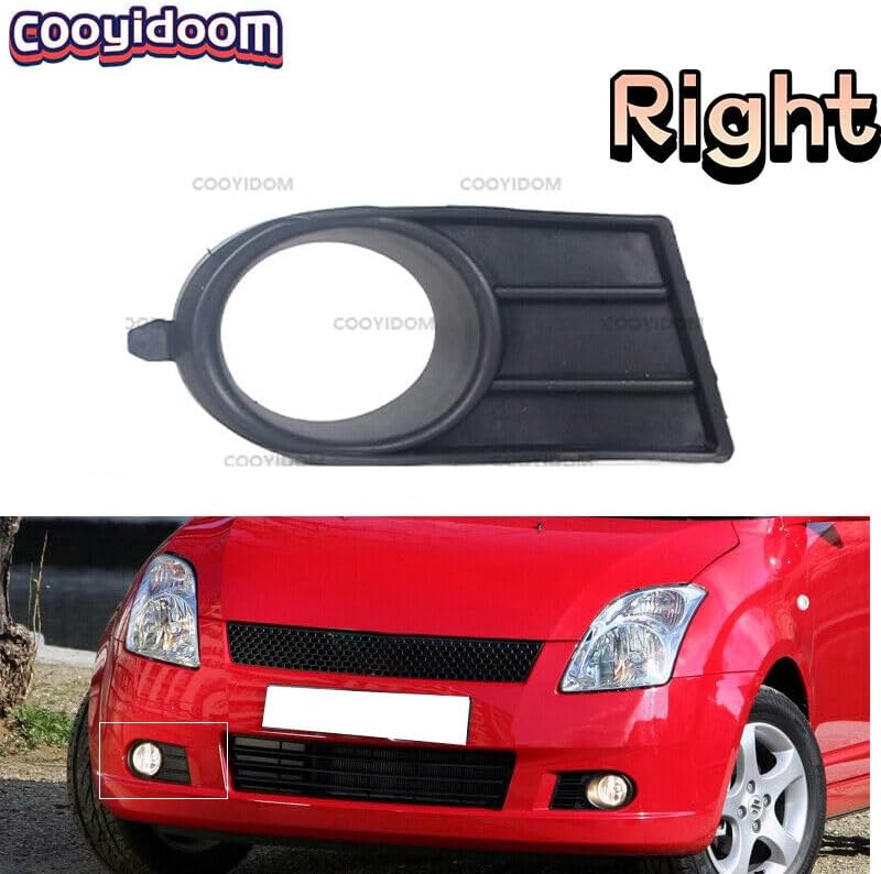 ya 2 8.15 Right front bumepr fog light grille black cover f for Ram e suitable for Suzuki Swift 2005 2006