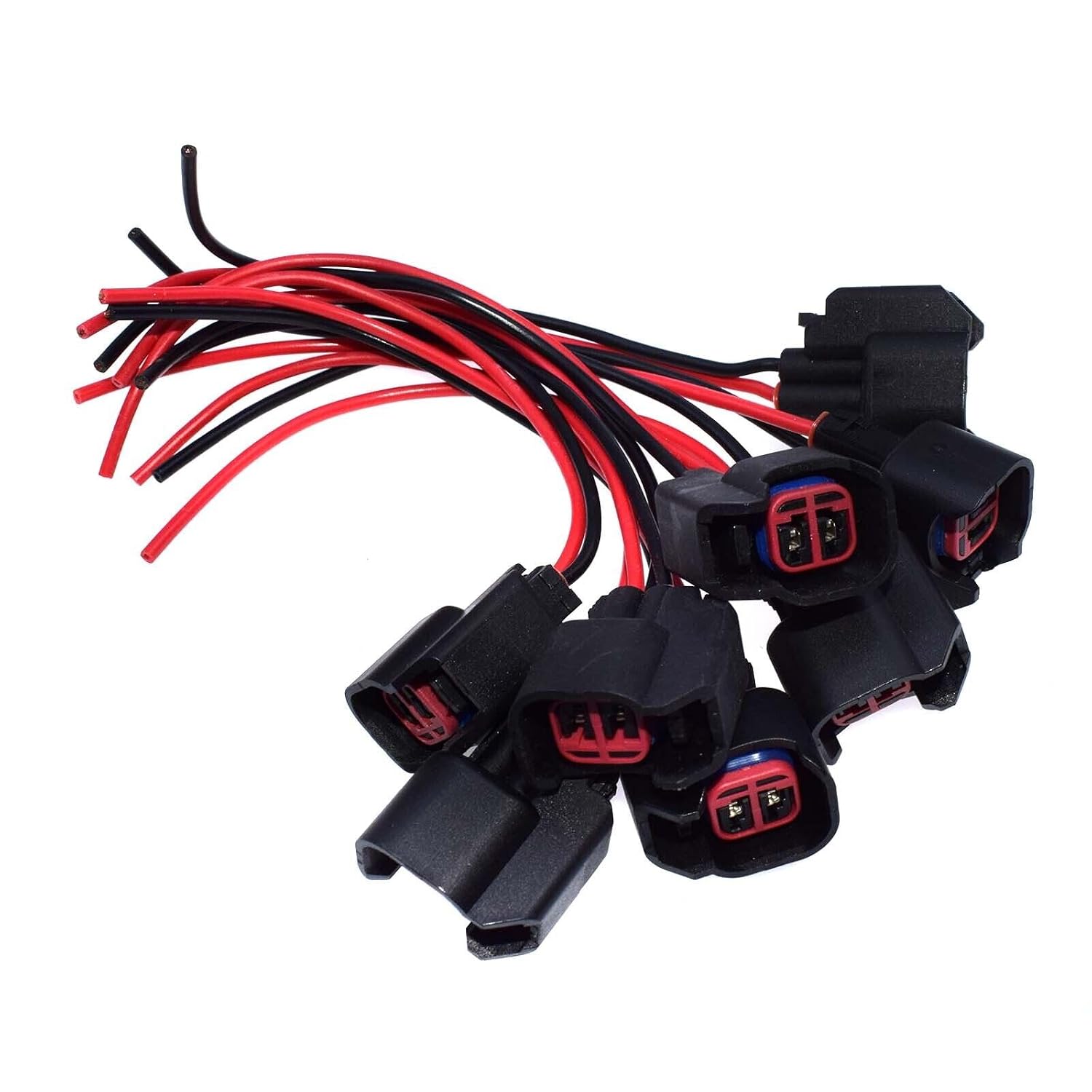 ya 2 8.15 8X Fuel Injector Tail Connector Wire Harness for Ford for Chevrolet for Dodge GM 