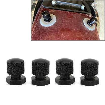 ya 6 8.14 for Harley Davidson Touring Black Solo for SEAT Nuts Mounting Nuts 1/4-20 Thread