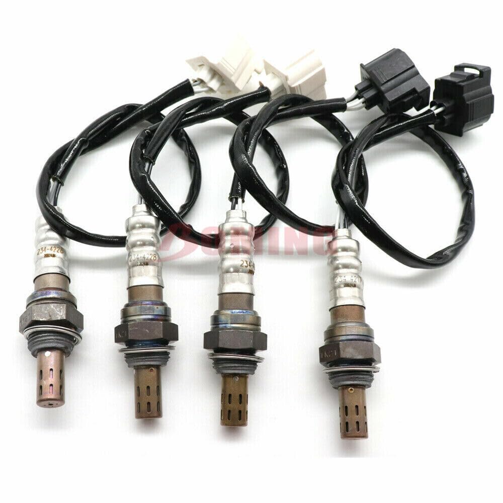 ya 6 8.14 4-Pack Upstream + Downstream Oxygen Sensor for Jeep Liberty 3.7L V6 234-4217 234-4228