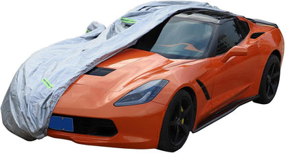 ya 4 8.8.2 For 14-19 for Corvette C7 Full Car Protection Cover Waterproof Sun UV Snow Dust Rain