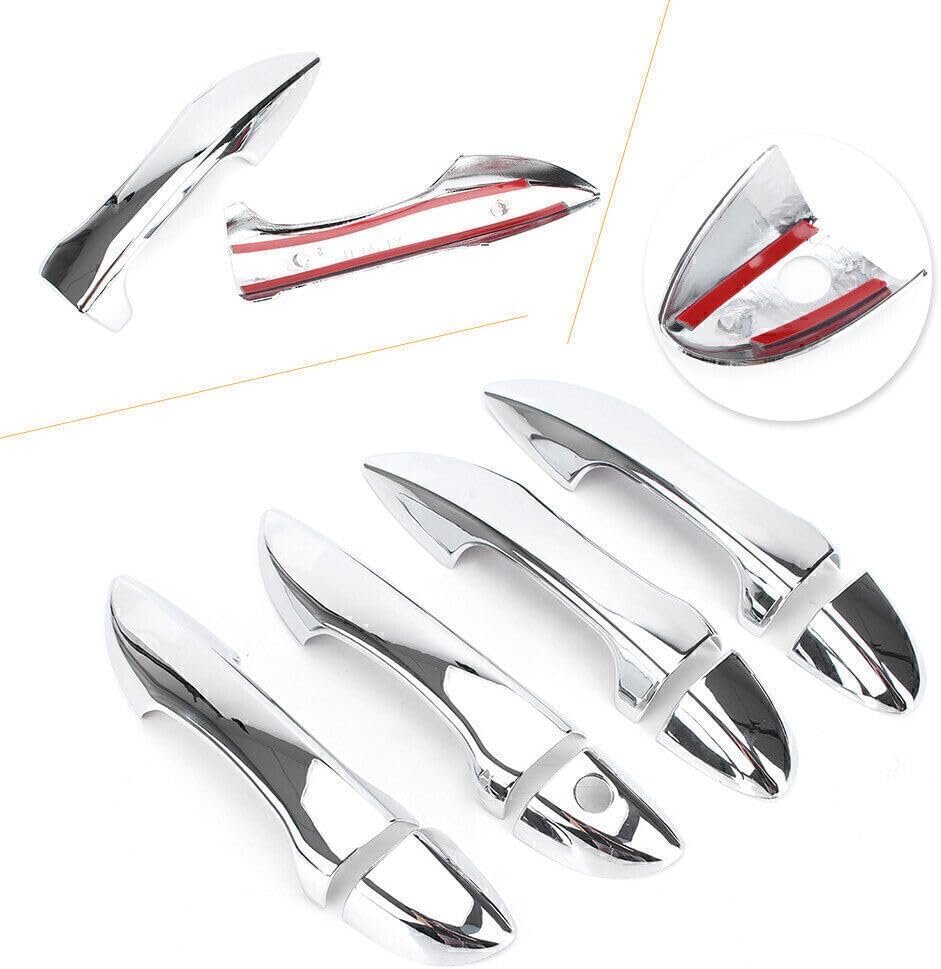 ya 4 8.14 for Toyota for Corolla 2014-2018 2015 2016 8X Chrome Side Door Handle Covers Trim