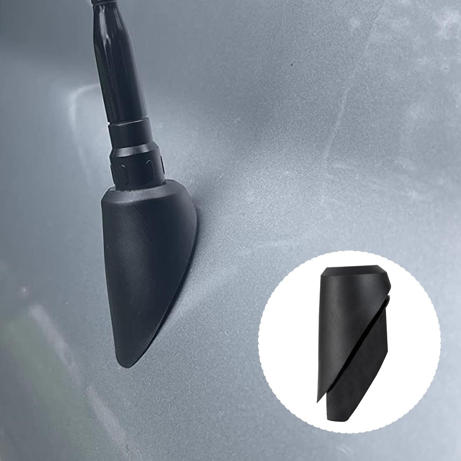 ya 6 8.24 baidi 1PC For 2014-2021 for Toyota Tundra 86392-0C030 Black Antenna Base ORNAMENT BEZEL