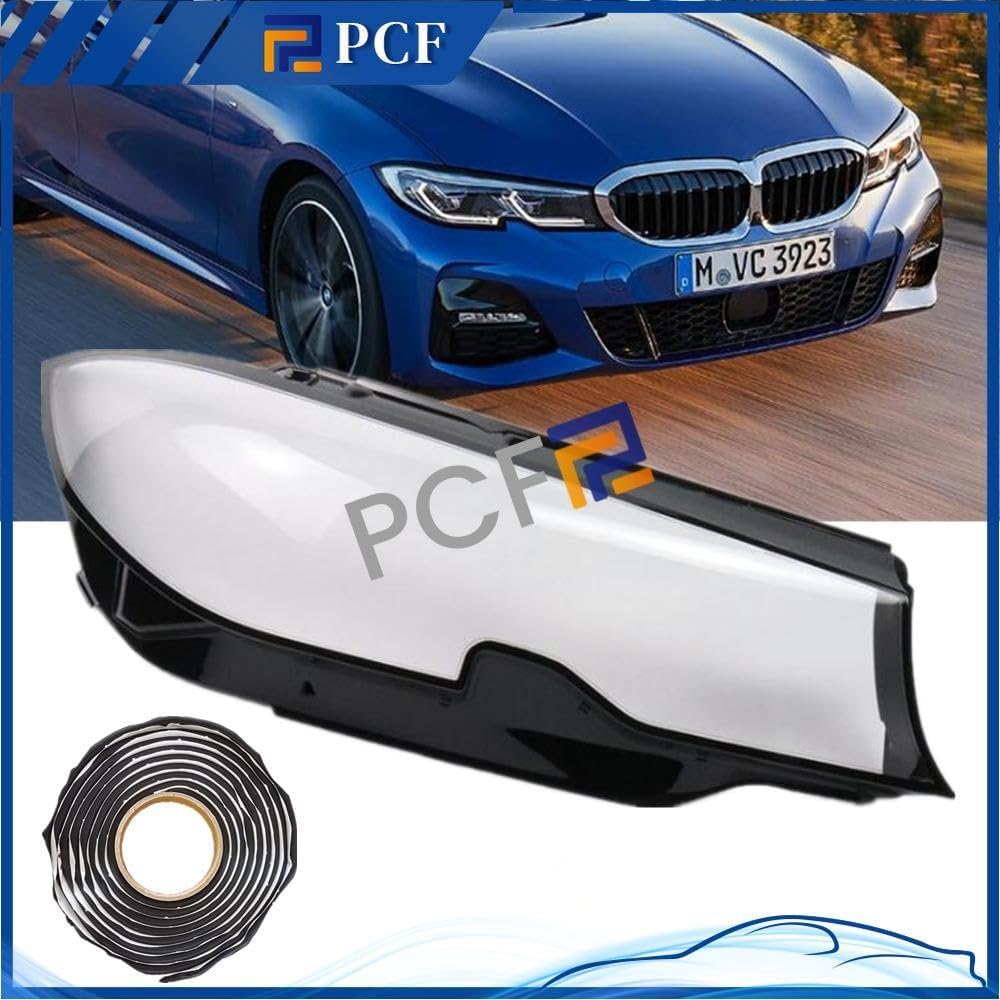 ya 4 8.14 Suitable for BMW 3 Series G20 G28 19-2022 Right side car headlight lens cover shell 