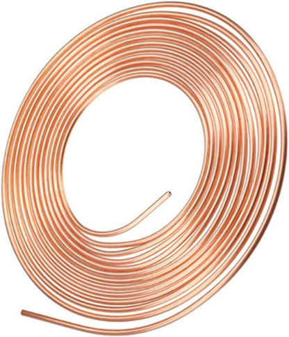 ya 10 9.16 baidi Copper Nickel Brake Line Tubing Kit 3/16 OD 25 Foot Coil Roll W/Fittings