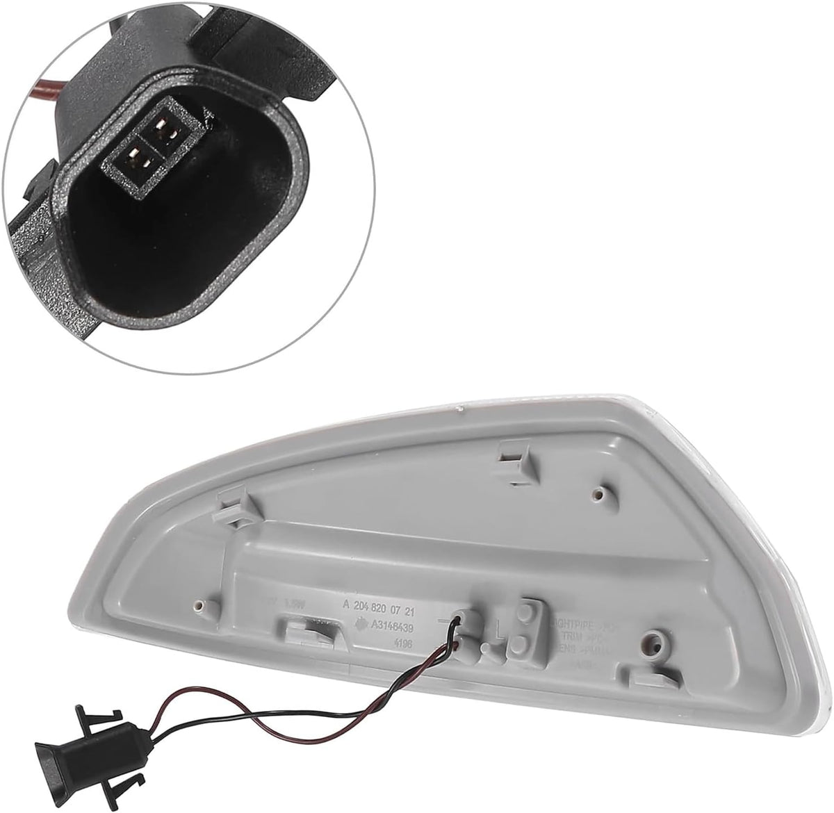 ya 11 9.14 baidiLeft Mirror Turn Signal Light 2048200721 for for Mercedes C250 C300 C350 C63 2008-15
