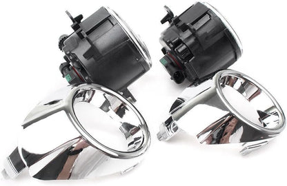 ya 4 8.10 Pair Front Fog Lights Bumper Fog Lamp Fit for Ford Focus 2012-2014