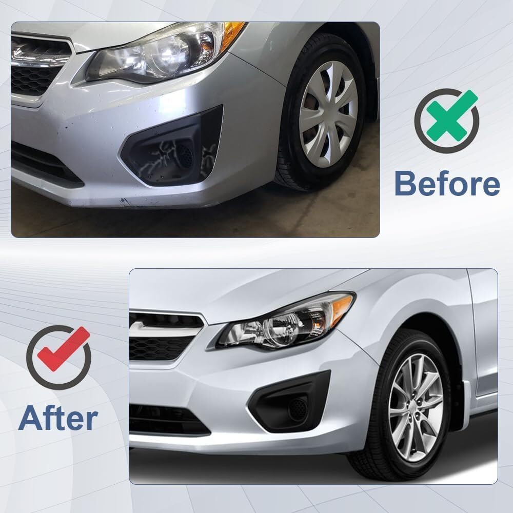 ya 4 8.24 baidi 57731FJ010 for Subaru for Impreza 2012-2014 Left Front Bumper Fog Light Cover Bezel