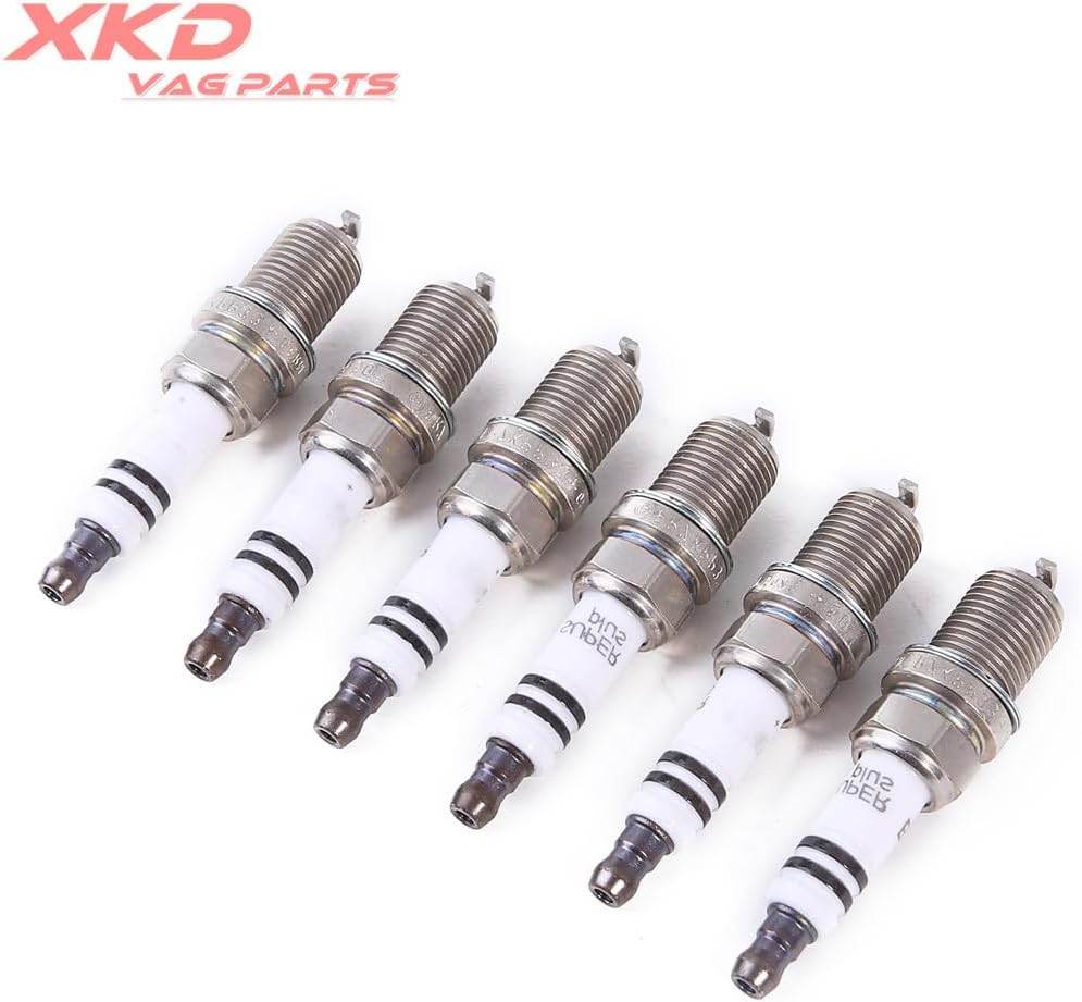 ya 23 10.7 baidi 6Pcs Platinum Spark Plug for Audi A6 S4 Quattro 2.7T V6