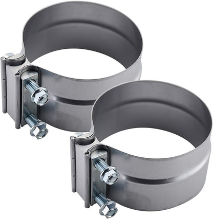 ya 5 8.24 baidi 2.5 inch ring connector with clamp hose clamp hose repair parts stainless steel 2 pieces 
