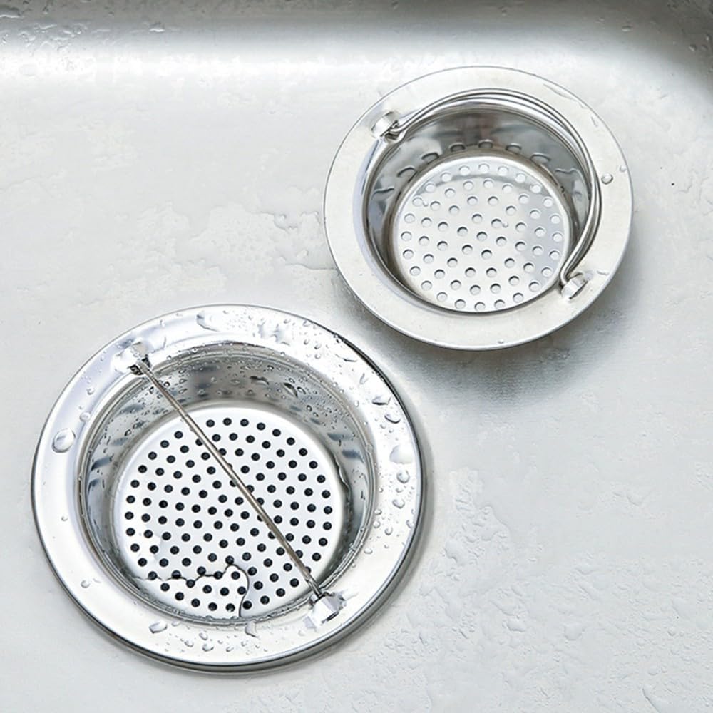 ya 14 9.20 baidi 2 Pcs Sewer Filter Waste Separator Strainer Sink Filters Bathroom-1