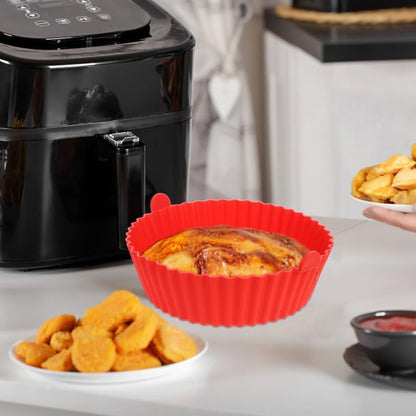 ya 14 9.20 baidi 4 Pcs Silicone Lining Basket Air Fryer Replacement Tray Baking Pans-1
