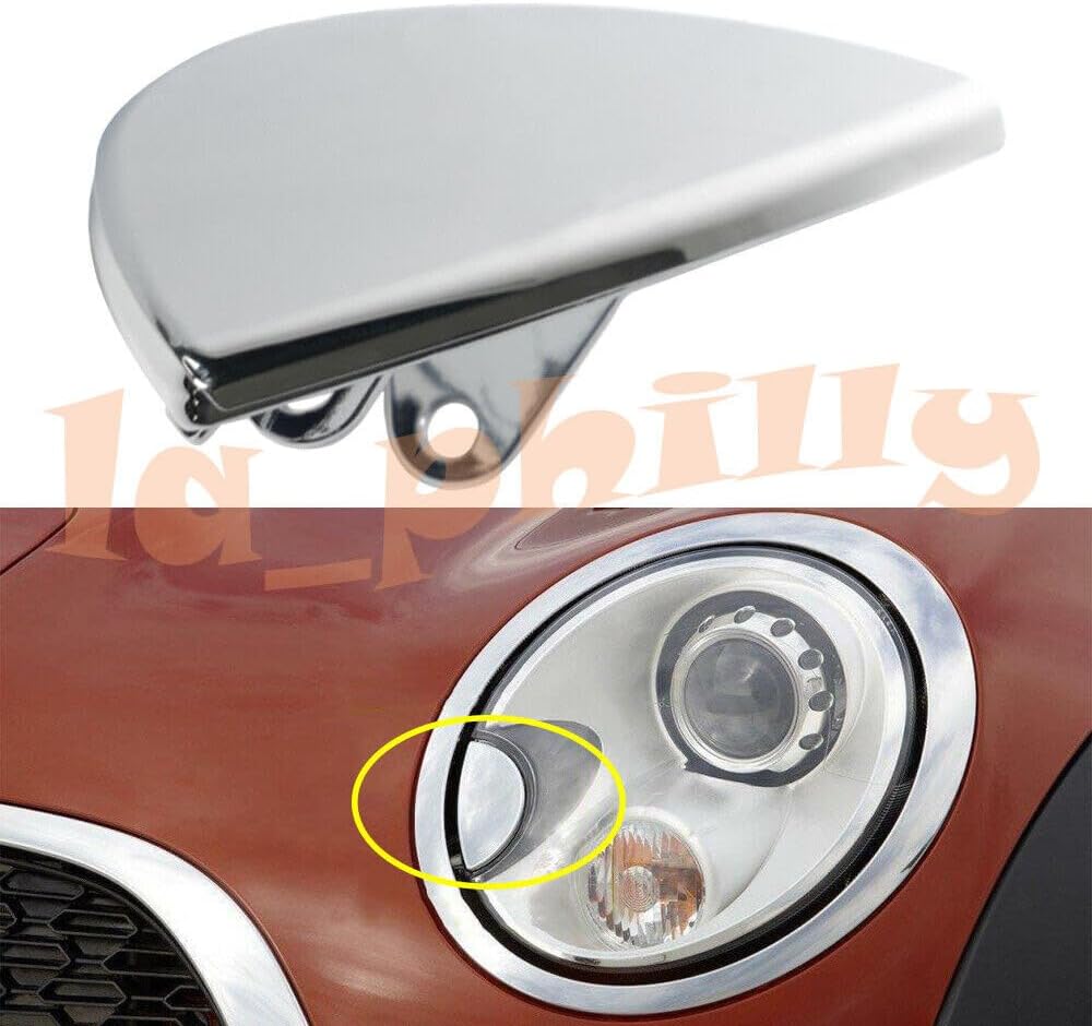 ya 9 10.24 for Mini Cooper Hatchback Wagon Convertible Coupe Left Headlight Washer Cover