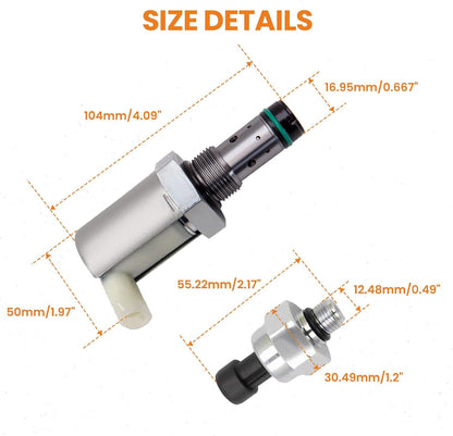 ya 11 9.14 baidiICP & IPR for Ford International 6.0L Fuel Injection Pressure Regulator & Sensor